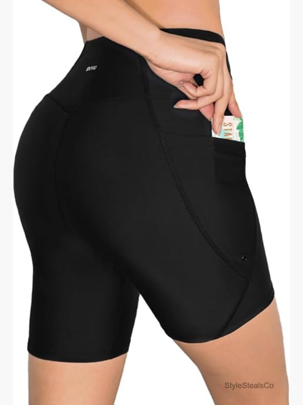 High Waisted Swim Shorts Tummy Control Board Shorts Upf50+